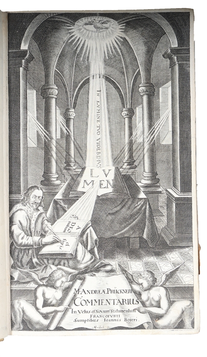 Commentarius Philologico Theologicus, in omnes Veteris Et Novi Testamenti Libros, Tam Canonicos, Quam Apocryphos: In quinque Partes distributus. 3 parts. 