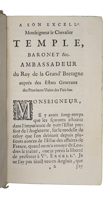 L' Estat present de l'Angleterre, avec plusieurs reflexions sur son ancien estat; traduit de l'anglois.