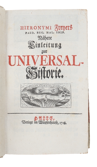 Nähere Einleitung zur Universal-Historie.