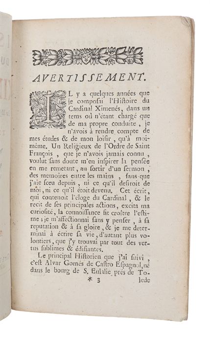 Histoire du Cardinal Ximenés, 2 vols. 