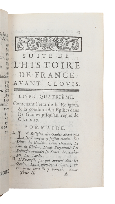 Abrege chronologique de l'histoire de France. Nouvelle edition Argumentee. Vols 1 - 6, 10 & 12.