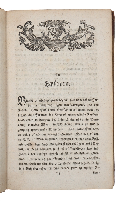 Den Jødiske Historie, fra Verdens Skabelse til Jerusalems sidste Ødelæggelse, med historiske, geographiske, chronologiske og critiske Oplysninger. 3 vols. 