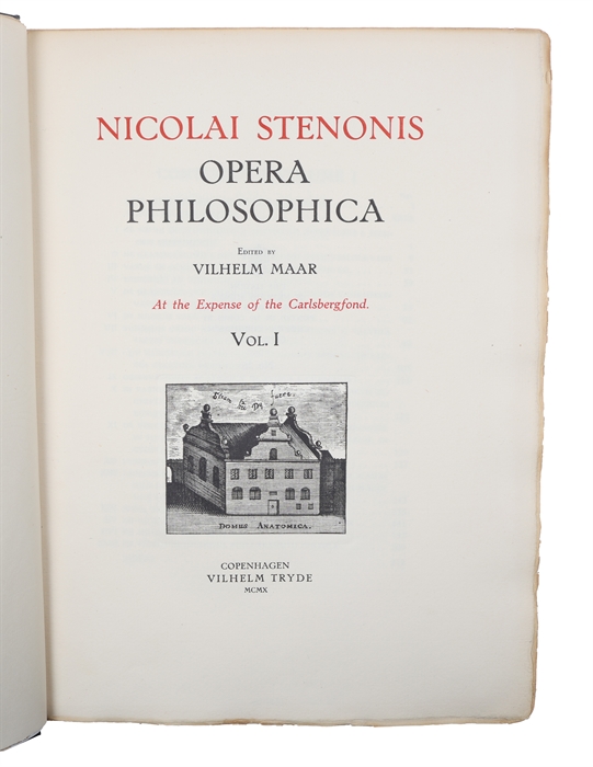 Opera Philosophica. Edited by Vilhelm Maar. At the Expense of the Carlsbergfond. 2 Vols.