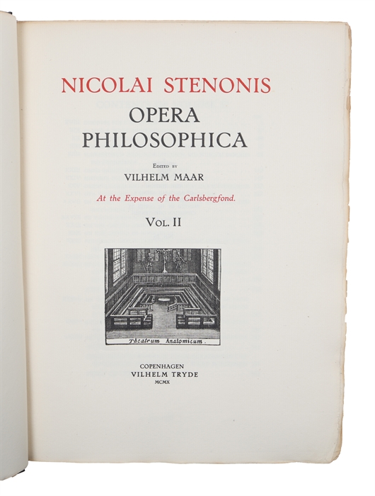 Opera Philosophica. Edited by Vilhelm Maar. At the Expense of the Carlsbergfond. 2 Vols.