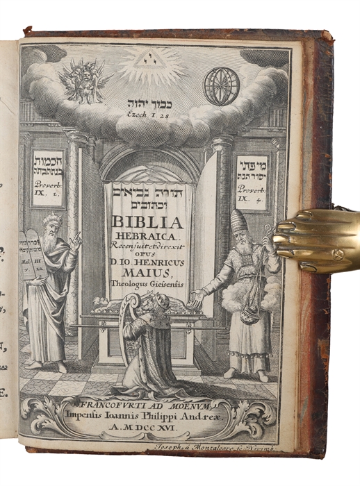 Biblia hebraica, ad optimorum tam impressorum, speciatim Clodii, Leusdenii, Iablonski, Opitii, quam manuscriptorum aliquot codicum fidem collata. Direxit opus, novas capitum inscriptiones