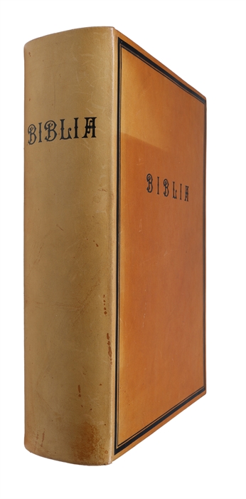 Biblia/Det er den gantske Hellige Scrifft'/Udsæt paa Danske. Prentit i Københaffn/aff Ludiwich Dietz. 1550.