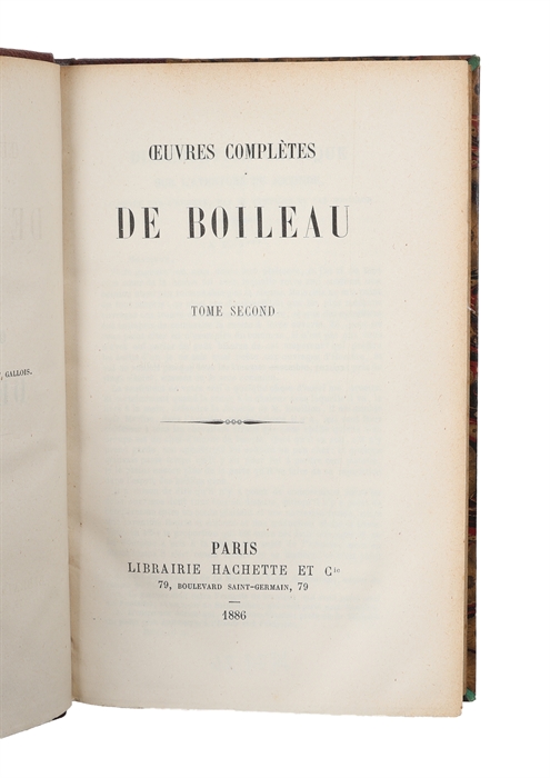 Oevres complètes. 2 tomes.