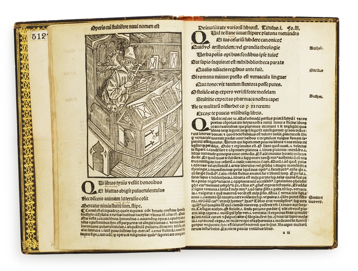 Navis stultifere collectanea vario carminum genere non sine eorundem familiari explanatione conflata...Venundantur parisiis in vico Sancti Jacobi sub signo Pellicani. 