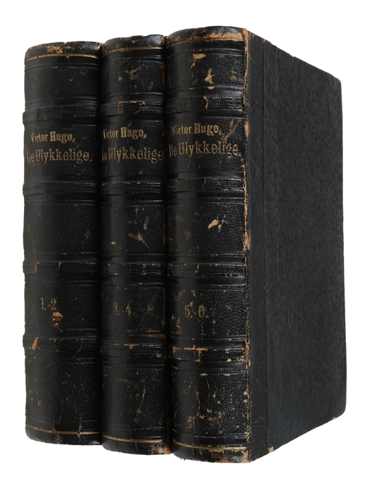 De Ulykkelige. Roman. Oversat efter Fransk af SA. Benzon (vol. 1), V. E......d. (vols. 2-5, & M. Nathansen (vols. 5 & 6).  