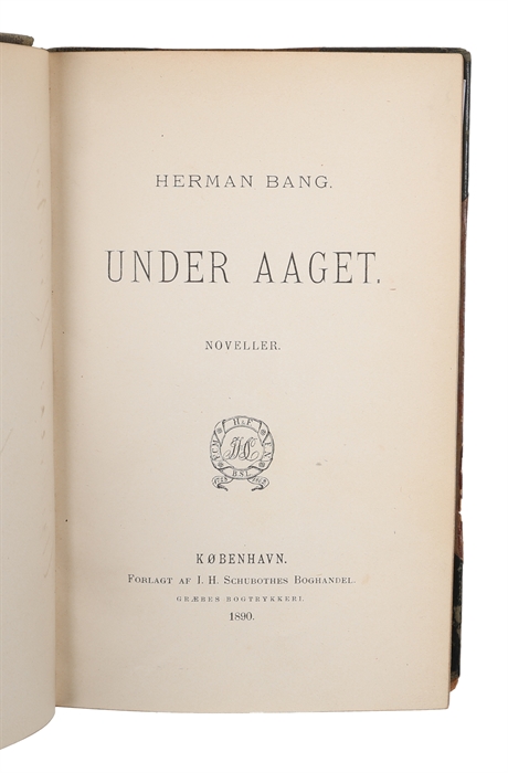 Under Aaget. Noveller. (1890) + Teatret. (1892)