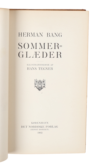 Sommerglæder. Illustrationerne af Hans Tegner.