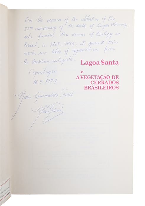 Lagoa Santa: A Vegetacao de Cerrados Brasileiros.